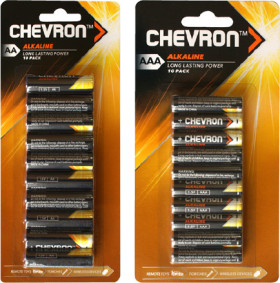 Chevron-Alkaline-Batteries-AA-or-AAA-10-Pack on sale