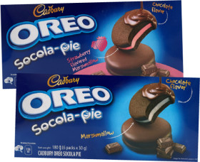 Cadbury-Oreo-Socola-Pies-180g on sale