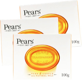 Pears-Soap-Bar-Amber-100g on sale