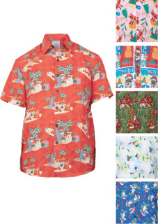 Mens-Christmas-Hawaiian-Shirts on sale