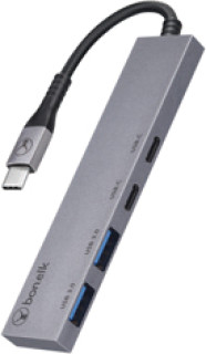 Bonelk-USB-C-to-USB-CA-4-Port-Hub-ELK-80048-R-Space-Grey on sale