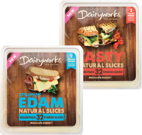 Dairyworks-Cheese-Slices-500g on sale