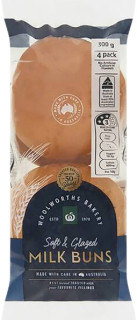 Woolworths-Soft-Glazed-Milk-Buns-4-Pack on sale