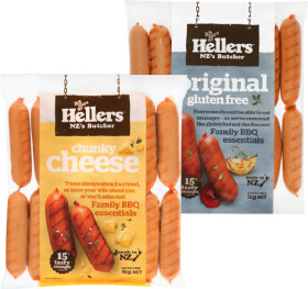 Hellers-Flavoured-Precooked-Sausages-1kg on sale