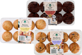 Woolworths-Mini-Muffins-Double-Choc-Choc-Chips-Blueberry-or-Banana-8-Pack on sale