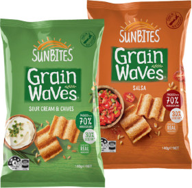 Sunbites-Grain-Waves-140g on sale