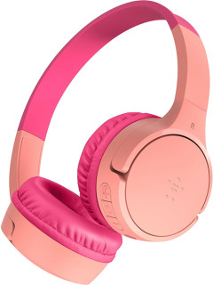 Belkin-SoundForm-Mini-2-Wireless-On-Ear-Kids-Headphones-Pink on sale