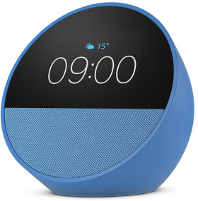 Amazon-Echo-Spot-Black-2024-Ocean-Blue on sale