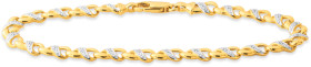 9ct-Infinity-Diamond-Bracelet on sale