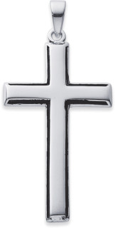 Sterling-Silver-Oxidised-Cross-Pendant on sale