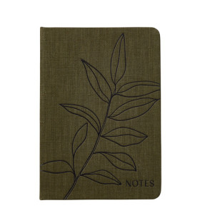 Noted-Rosa-A5-Linen-Notebook on sale