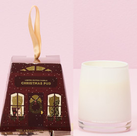 The-Aromatherapy-Co-Christmas-Pud-Scented-Candle on sale