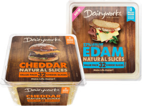 Dairyworks-Cheese-Slices-500g on sale
