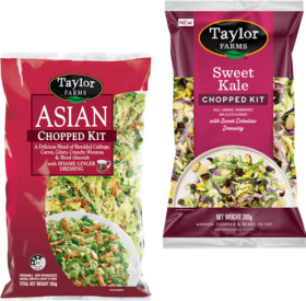 Taylor-Farms-Chopped-Salad-Kit-Sweet-Kale-300g-or-Asian-Chopped-Salad-350g on sale