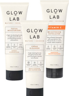 Glow-Lab-Cleanser-or-Moisturiser-100ml on sale