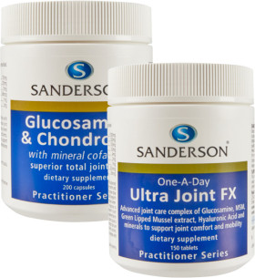 Sanderson-Ultra-Joint-FX-Tablets-150s-or-Glucosamine-Chondroitin-200s on sale