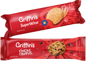 Griffins-Plain-Sweet-Single-250g-or-Kids-Singles-160-200g on sale