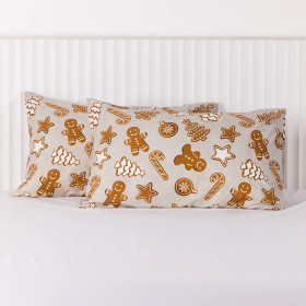 Christmas-Wishes-Gingerbread-Pillowcase-Pair on sale