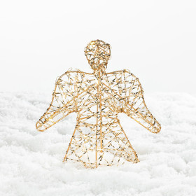 Christmas-Wishes-Gold-Angel-LED-Dcor-20cm on sale