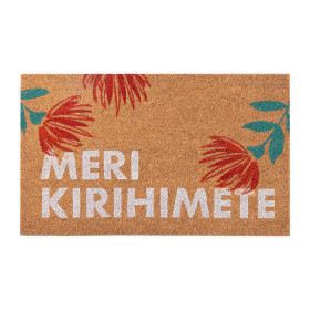 Christmas-Wishes-Merry-Kirihimete-Coir-Mat on sale