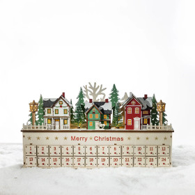 Wooden-LED-Advent-Calendar on sale