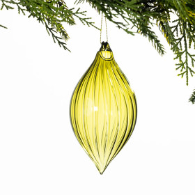 Christmas-Wishes-Glass-Long-Bauble-Large on sale
