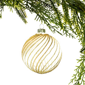Christmas-Wishes-Champagne-Frosted-Ombre-Bauble on sale