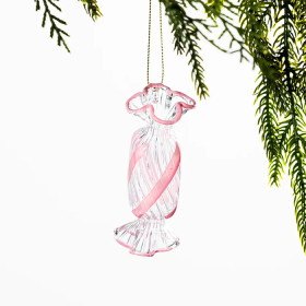 Christmas-Wishes-Pink-Lollie-Glass-Hanging-Decoration on sale