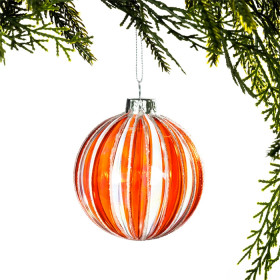 Christmas-Wishes-Candy-Cane-Round-Glass-Bauble on sale