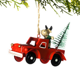 Christmas-Wishes-Metal-Reindeer-On-Truck-Hanging-Christmas-Tree-Decoration on sale