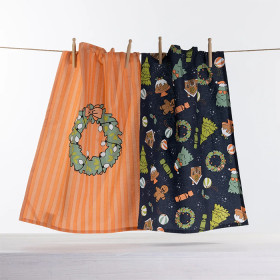 Christmas-Wishes-Tea-Towel-2-Pack-Festive-Icons on sale