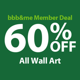 bbbme-Member-Deal-60-off-All-Wall-Art on sale