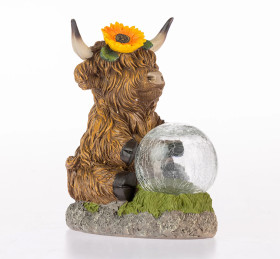 Outsidings-Highland-Cow-Garden-Decor-Globe on sale