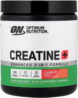 Optimum-Nutrition-Creatine-Plus-Strawberry-Peach-360g on sale